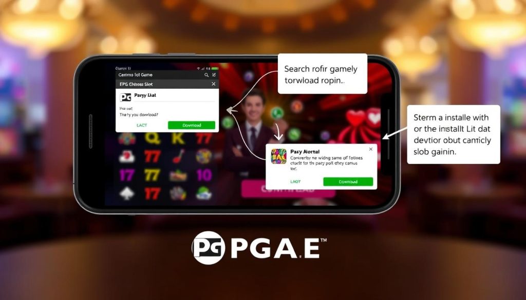 ขั้นตอนดาวน์โหลดสล็อต PG บนมือถือ